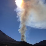 Fogo Vulkanausbrauch am Morgen des 23. Novembers 2014. Foto: Theo Montrond